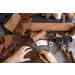Hide & Drink Durable Leather Reflective Bike Pannier - Bourbon Brown - Buy Online on GoSupps.com