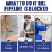 Powerful Pipe Dredging Agent Meledmatte Toilet Cleaner Meledmatte Drain Cleaner Sink Drain Cleaner For Kitchen Toilet Pipeline Quick Cleaning Tool (3pcs) - Buy Online on GoSupps.com