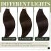 Runature Tape Extensions - Dark Brown Real Hair 25cm 30g 20 Pieces Tape-In Extensions for Short Hair #2 - Buy Online on GoSupps.com