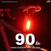 Cygolite Hotrod 90 Lumen Bike Tail Light | USB Rechargeable | 6 Night & Daytime Modes | Wide Glowing LEDs - Buy Online on GoSupps.com
