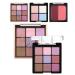 Palette de fards paupi res et blush - Poudre fard paupi res blush illuminateur maquillage f minin brillant mat durable pour visage f te nuit photos beaut #01