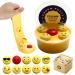 Special Supplies Sensory Therapy Putty for Kids and Adults with 10 Cute Charms - Resistive Hand Exercise Stress Relief Therapy Putty Five Ounces of Each Putty (Emoji Set - Strength: X-Soft)