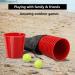 OTTARO Giant Yard Pong Set - Outdoor Game for Adults & Kids | 12 Buckets, 2 Balls, Carry Bag | Perfect for Yard, Party, Bar, Lawn, Tailgating - Buy Online on GoSupps.com