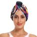 Skull Ok Hair Towel 2 Pack Super Absorbent Hair Drying Towel Quick Dry Hair Turbans Head Towel with Button Twisty Wrap for Women Girls