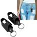 Secure and Convenient Storage Versatile Usage Stylish and Durable Design 2pcs Asthma Inhaler Holder Portable Storage Protective PU Leather Case with Carabiner Clip for Travel Black - Buy Online on GoSupps.com