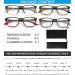 4 Pack Reading Glasses for Men - Blue Light Blocking Spring Hinge Anti Glare Lightweight 2.75 Readers (Crystal Grey/Brown Tortoise/Red/Black Tortoise - Buy Online on GoSupps.com