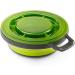 GSI Outdoors 22oz. Escape Bowl with Lid - Insulating Silicon Bowl for Camping & Travel (Green - Buy Online on GoSupps.com