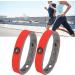 Anti-Static Wireless Silicone Sports Bracelet - 2 Pack Washable Red - Ideal for Active Lifestyle - Buy Online on GoSupps.com