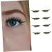 Angoily 20 Pairs False Eyelash Stickers Beauty Supplies for Women Eyelash Stickers for Eyes Eyelash Tape Green Eyeliner Stick on Eyeliner Eyelashes Glue Eye Makeup Stickers Plastic - Buy Online on GoSupps.com