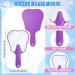6-Piece Tooth Shaped Handheld Mirrors - Cute Plastic Makeup Mirrors for Dental Decor & Salon Use - Buy Online on GoSupps.com