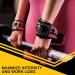 Body Reapers 24 Lifting Straps for Weightlifting - Neoprene Cotton Deadlift Straps with Hand Grips - Carbon Grey - Buy Online on GoSupps.com