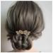 Dervivea Vintage Butterfly Hair Comb Clip Gold Butterfly Hair Side Comb Bohemia Gold Hair Combs Metal Hair Combs Barrette Decorative Hair Accessories For Women and Girl Headdress