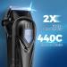 Professional Low Noise Hair Clippers for Men & Women | Cordless Cutting Kit with 10 Color Combs & LED Display - Perfect Gifts for Men | Barber Set with Beard Trimmer Scissors & Cape - Buy Online on GoSupps.com