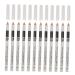 FOMIYES 12pcs Lying Silkworm Eyeliner White Eyeliner Skin Marker Pen Waterproof Eyeliner Pencils Lip Liner