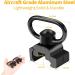 LONSEL 360 Rotation Picatinny Sling Swivel Mount + 2 Point Traditional Sling Rail Mount - Black - Buy Online on GoSupps.com