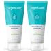 Facial Cleanser w/Organic Tea Tree & Salicylic Acid Gentle Daily Foaming Gel Face Wash for Deep Cleansing & Makeup Removal Unclogs Pores Eliminates Dirt & Oil (2 oz) 2 Pack 2 Ounce (Pack of 2)