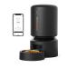PETLIBRO Automatic Cat Feeder, 5G WiFi Cat Feeder with APP Control for Pet Dry Food, Stainless Steel Bowl, Low Food& Blockage Sensor, 1-10 Meals Per Day, Up to 10s Meal Call for Cat and Dog 5L Black