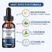 Triple Magnesium Complex Supplement 500mg with Ashwagandha, L-Theanine & Vitamin B6 - Liquid Drops for Calm, Stress Relief, Sleep & Muscle Support - 2 Fl Oz Lemon - Buy Online on GoSupps.com