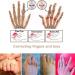 AYNKH Finger Buddy Wraps - 3PCS Fabric Toe Brace Splint for Finger Joint Support - Buy Online on GoSupps.com