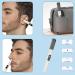 Best Nose Hair Trimmer for Men & Women - Portable Electric Facial Hair Removal Tool with Rechargeable Battery & Replacement Head - Buy Online on GoSupps.com