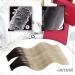 Moresoo 22 Inch Balayage Tape in Human Hair Extensions | Natural Black Ombre to Blonde | 20 Pieces/50g #1B/18/60 - Buy Online on GoSupps.com