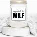 YouNique Designs Milf Pregnant Wife Candle - 7oz Pregnancy Gift for First-Time Moms | Soy Vegan Aromatherapy (Lavender & Vanilla - Buy Online on GoSupps.com
