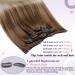 Shop Laavoo Ombre Clip-In Hair Extensions - Balayage Light Brown to Dark Ash Blonde - Remy 70g/5 Pieces - 50cm Length - Buy Online on GoSupps.com