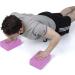 Mind Reader Yoga Block Set - High Density EVA Foam Blocks for Yoga, Pilates & Meditation - Non-Slip Surface - Pink (Set of 2) - Buy Online on GoSupps.com