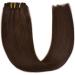 Clip in Hair Extensions Real Human Hair Extensions 120g 7 Pieces Clip in Straight Hair for Women Full Head Hair Extensions (18 inch #2 Dark Brown) - Buy Online on GoSupps.com