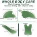 4 Pcs Green Guasha Massage Tool for SPA Acupuncture Therapy - Facial Gua Sha Board for Trigger Point Treatment - Buy Online on GoSupps.com