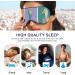 Light Blocking Sleep Mask - Goose Tulip Floral Eye Mask for Travel & Naps | Adjustable Soft Eye Cover for Men & Women - Buy Online on GoSupps.com