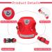 Cat and Small Dog All Weather Mesh Vest Harness with Reflective Strip - Red X-Small - Buy Online on GoSupps.com