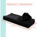 Boaty Reusable Tissue Box Washable Sustainable and Eco-Friendly Tissue Cloth Handkerchief for Home Ultra-Soft and Absorbent Cotton Bamboo Facial Tissue (12 Black) - Buy Online on GoSupps.com