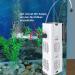 Quiet 4-in-1 Aquarium Internal Filter - 500-1800L/h 15W Water Pump & Oxygen Ventilation for 20L-1500L Aquariums - Buy Online on GoSupps.com