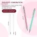 2-Piece Weeding Pen Set Fine Point Glitter Vinyl Air Release Tool for DIY Crafts | Green Pink - Buy Online on GoSupps.com