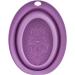 Piomoner Makeup Brush Cleaner Mat | Makeup Brush Cleaner Tools - Silicone Cleaning Bowl Makeup Brush Cleaner Washing Tools for Makeup Eggs Purple - Buy Online on GoSupps.com