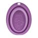 Wontool Silicone Brush Cleaning Pad Brush Scrubber Pad for Makeup Cosmetic - Portable Silicone Makeup Brush Cleaner Washing Tools for Girls and Women Purple