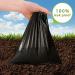 600PCS AiTodos Dog Poop Bags - Black Polyethylene Dog Bags (40 Rolls, 15 Bags per Roll) - Portable and Suitable for Leaving the House - 30*21.5 cm - Dog Toilet Bags - Buy Online on GoSupps.com