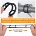 Tuserxln Bicycle Stretch Silicone Tape - 10 Adjustable Rubber Rings for LED Bike Lights & Flashlights | International Shipping - Buy Online on GoSupps.com