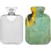 Sunflower Robust Hot Water Bottle 2L with Soft Fleece Cover Ideal for Hot & Cold Compresses | International Shipping Available - Buy Online on GoSupps.com