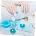 Beavorty 60 Pcs Nail case nail polish protector nail polish holder gel for nails nail art gel finger nail soak off nail polish cap holder nail polish cover nail polish varnish shield hat 4x2cmx3pcs As Shownx3pcs - Buy Online on GoSupps.com