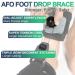 JOMECA Foot Drop Brace - Reel-Adjust Dorsiflexion AFO for Women & Men, Suitable for ALS, MS, Stroke, Diabetic Neuropathy - Black - Buy Online on GoSupps.com