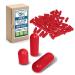 Purecaps USA - Size 00 Empty Red Gelatin Pill Capsules - Fast Dissolving and Easily Digestible - Preservative Free with Natural Ingredients - (1 000 Joined Capsules)