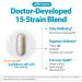 Life-Space Double Strength Broad Spectrum Probiotic 64 Billion CFU & 15 Diverse Strains Redouble Formulated for Digestive Health & Immune Health Probiotics for Women & Men - 30 Veg Capsules B- Double Strength Broad Spect  - Buy Online on GoSupps.com