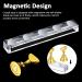 Yasmous 2 Sets Magnetic Crystal Nail Art Holder Display Stands - Gold and Silver | Nail Art Practice for False Nails Manicure - Buy Online on GoSupps.com