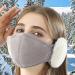 Facynde Cute Cloud Shape Facial & Ear Protection - Soft Rabbit Fur Slim Face Cover & Ear Warmer for Winter - Buy Online on GoSupps.com