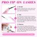DIY Eyelash Clusters Extensions Kit - Individual False Lashes with Bond & Seal Comfortable & Soft At Home Applicator - 280pc D030 & D040 - Buy Online on GoSupps.com