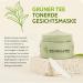 Dead Sea Mask Refining Pores Deep Cleansing Face Mask Skin Care Improve Blackheads Acne Dark Spots Even Skin Tone Face Mask Control Oil (Green Tea) - Buy Online on GoSupps.com