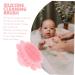 Hemoton Silicone Shampoo Brush Set - Baby Scalp & Body Scrubber for Gentle Bathing - Pink 2 Pack - Buy Online on GoSupps.com