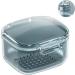Multi-Purpose Prosthesis Bath Box & Cleaning Case - Portable Retainer Storage with Sieve Basket for Travel - Buy Online on GoSupps.com